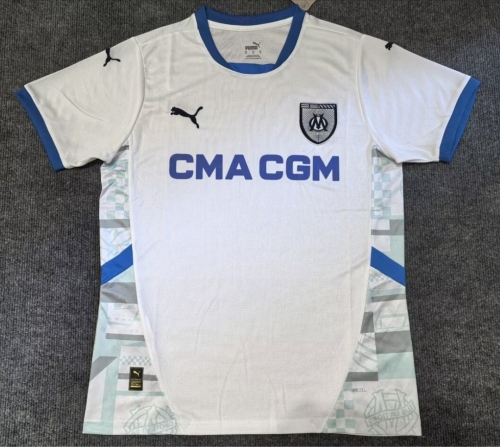 2024/25 Olympique de Marseille Home White Thailand Soccer Jersey AAA-312