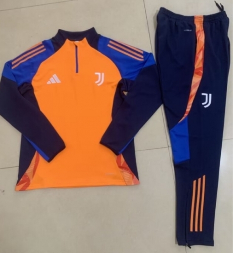 2024/25 Juventus FC Orange Thailand Soccer Tracksuit Uniform-411