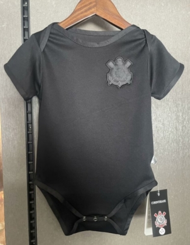 (Size 9/12) 2024/25 Corinthians Black Baby Soccer Uniform-308