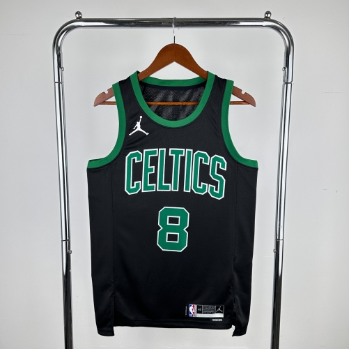 23 Season Feiren Limited Version Boston Celtics Black & Green NBA #8 Jersey-311