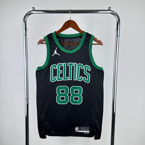 23 Season Feiren Limited Version Boston Celtics Black & Green NBA #88 Jersey-311