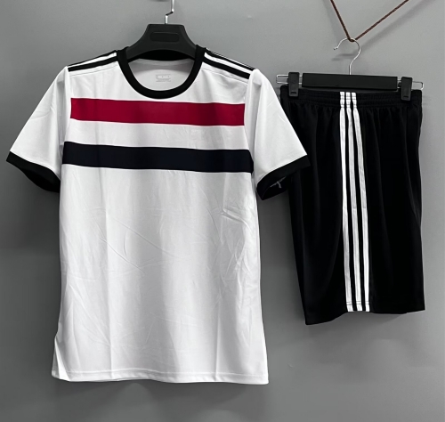 Customize 2024/25 Manchester United White Soccer Uniform-DN