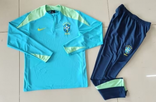 2024/25 Brazil Blue Thailand Soccer Uniform-GDP