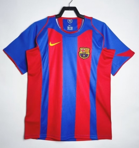 04-05 Retro Version Barcelona Red & Blue Thailand Soccer Jersey AAA-503/709/811