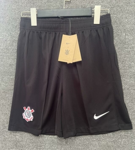 2024/25 Corinthians Away Black Thailand Soccer Shorts-315
