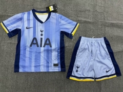 Kids 2024/25 Tottenham Hotspur Away Blue & White Kids/Youth Soccer Uniform-522/A