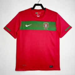 2010 Retro Version Portugal Home Red Thailand Soccer Jersey AAA-601/811/41