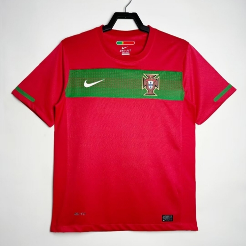 2010 Retro Version Portugal Home Red Thailand Soccer Jersey AAA-905/811