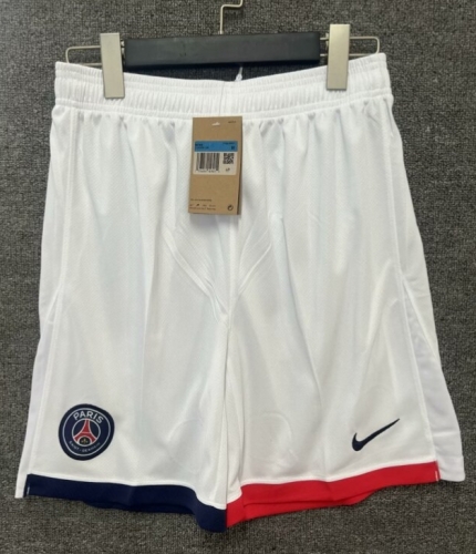 2024/25 Paris SG Away White Soccer Shorts-315