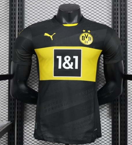 Player Version 2024/25 Borussia Dortmund Away Black Thailand Soccer Jersey-888/16