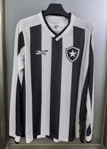 2024/25 BotafogodeFuteboleRegatas Home Black & White LS Thailand Soccer Jersey AAA-1116