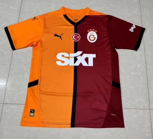 2024/25 Galatasaray SK Home orange & Red Thailand Soccer Jerseys AAA-95