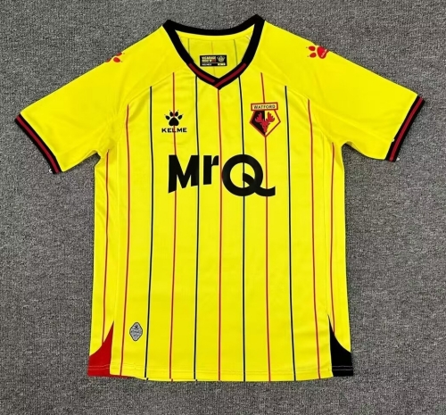 2024/25 Watford Home Yellow Thailand Soccer Jersey AAA-1040