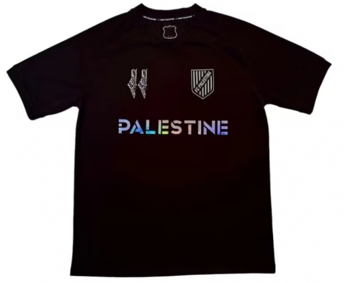 2024/25 Commemorative Version Palestino Colorful Black Thailand Soccer Jersey AAA-38