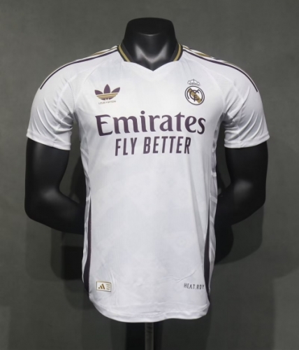 Player Special Version 2024/25 Real Madri White Thailand Soccer Jersey AAA-703