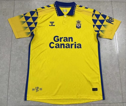 2024/25 UD Las Palmas Home Yellow Thailand Soccer Jersey-301
