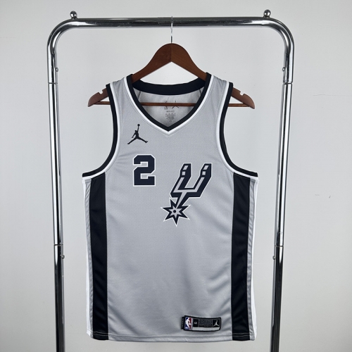2021 Season Feiren Limied Version San Antonio Spurs NBA Gray #2 Jersey-311