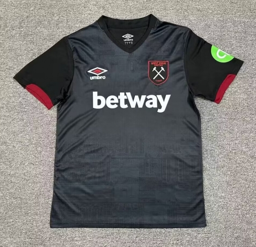 2024/25 West Ham United Away Black Thailand Soccer Jersey AAA-1040/711
