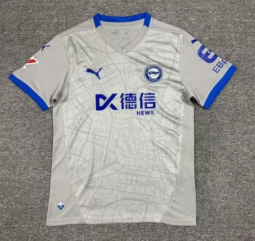 2024-25 Deportivo Alavés Away White Thailand Soccer Jersey AAA-1040
