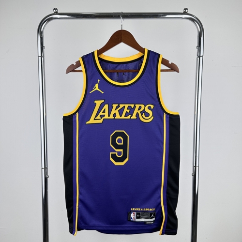23 Season Feiren Limited Version Los Angeles Lakers NBA Blue #9 Jersey-311