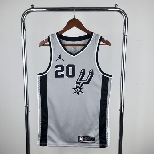 2021 Season Feiren Limied Version San Antonio Spurs NBA Gray #20 Jersey-311