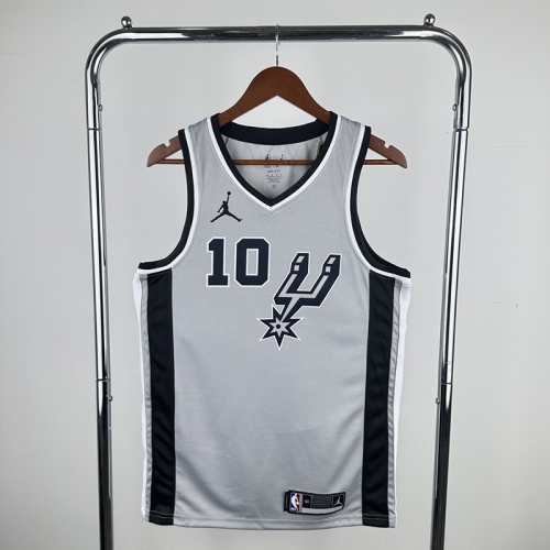 2021 Season Feiren Limied Version San Antonio Spurs NBA Gray #10 Jersey-311