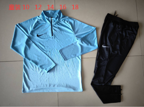 Kids Version 2024/25 Nike Blue Tracksuit Uniform-GDP