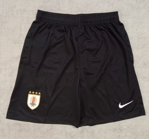 2024/25 Uruguay Home Black Thailand Soccer Shorts-315