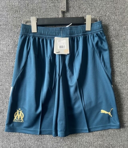 2024/25 Olympique de Marseille Away Blue Thailand Soccer Shorts-315