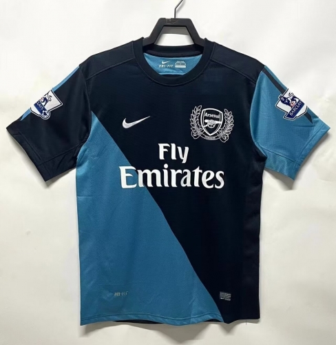 11-12 Retro Version Arsenal Away Black & Blue Thailand Soccer Jersey AAA-311