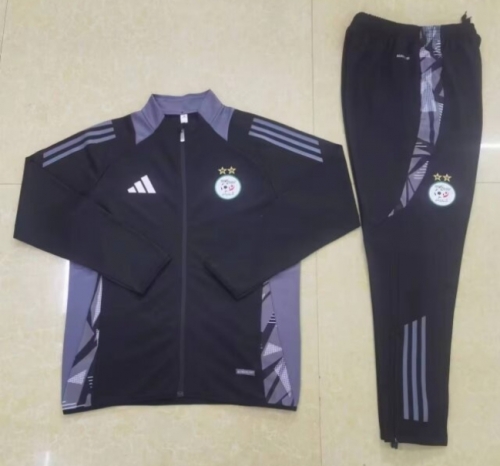 2024/25 Algeria Black Soccer Jacket Uniform-411