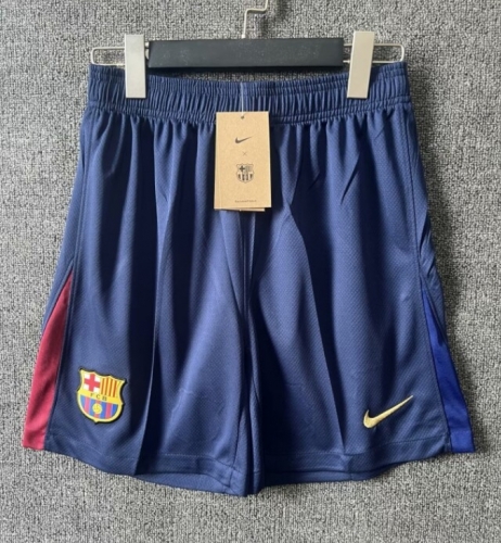 2024/25 Barcelona Home Blue Thailand Soccer Shorts-315