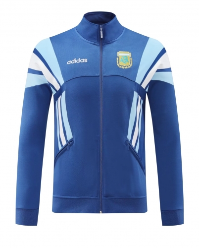 2024/25 #07 Argentina Royal Blue Soccer Jacket Top-LH