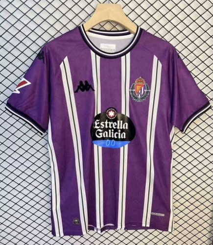 2024/25 Real Valladolid Home Purple & White Thailand Soccer jersey AAA-95