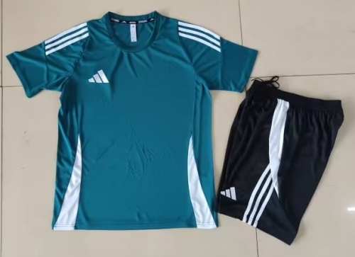 Addia 2024/25 Green Shorts-Sleeve Tracksuit Uniform-GDP