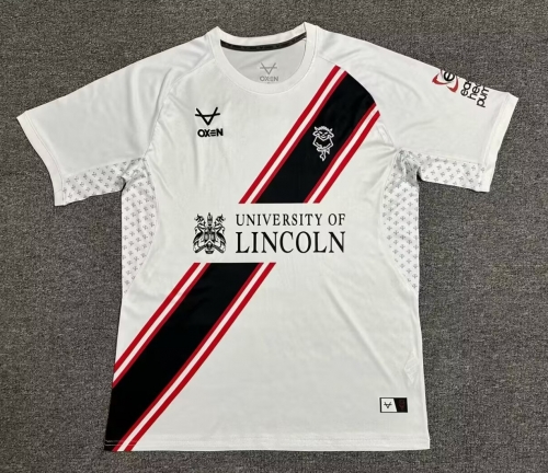 2024/25 Lincol City Away White Thailand Soccer Jeryer AAA-1040