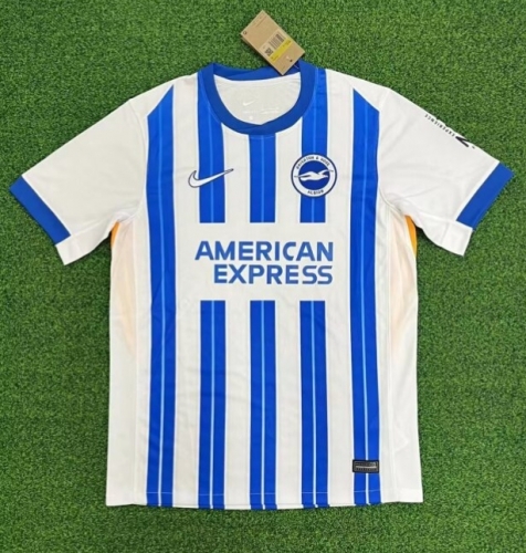 2024/25 Brighton & Hove Albion Home Blue & White Thailand Soccer Jersey AAA-320/23