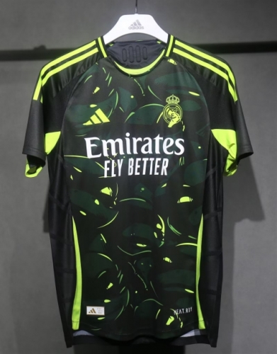 Player Special Version 2024/25 Real Madrid Green & Black Thailand Soccer Jersey AAA-703