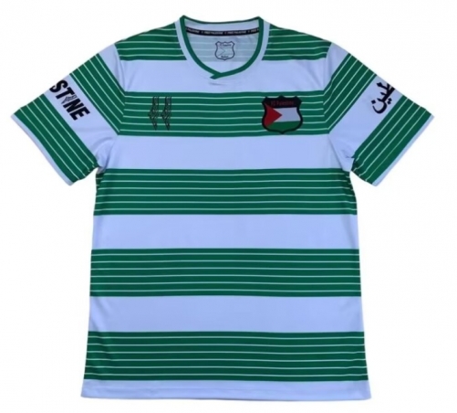 2024/25 Palestino White & Green Thailand Soccer Jersey AAA-38