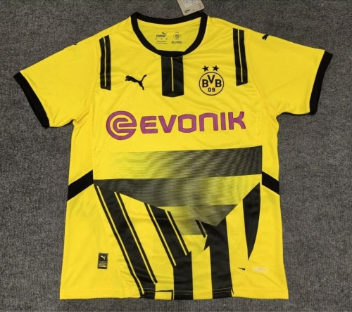 Champions League 2024/25 Borussia Dortmund  Yellow Traning Thailand Soccer Jersey AAA-407/23