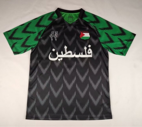 2024/25 Palestino Black & Green Thailand Soccer Jersey AAA-38