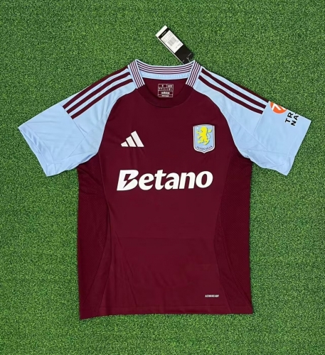 2024-25 Aston Villa Home Red Thailand Soccer Jersey AAA-320/1040/417