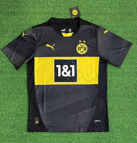 2024/25 Borussia Dortmund Away Black Thailand Soccer Jersey-416/312/320