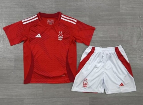 Youth/Kids 2024/25 Nottingham Forest Home Red Thailand Soccer Jersey AAA-A/208