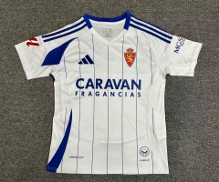 2024/25 Real Zaragoza Home White Thailand Soccer Jersey AAA-301/1040