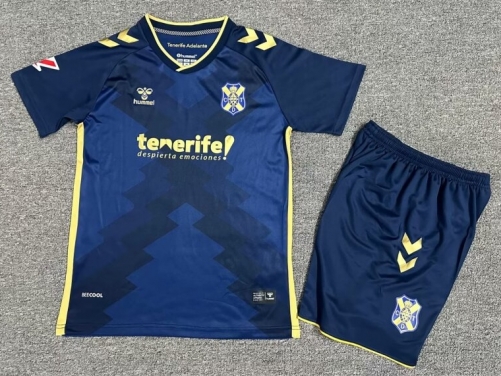 Kids 2024/25 CD Tenerife Away Blue Kids/Youth Soccer Uniform-1040