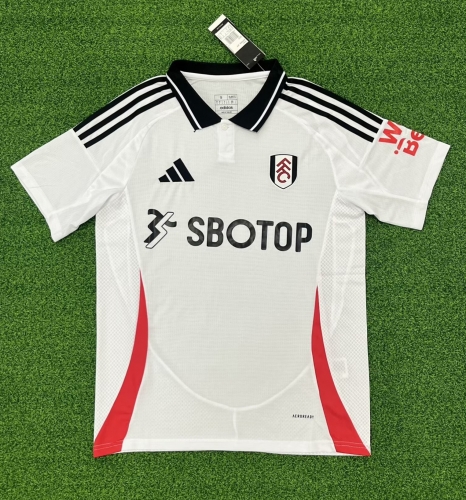 2024/25 Fulham F.C. Home White Thailand Soccer Jersey AAA-416/312/320