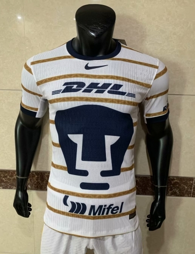 Player Version 2024/25 Pumas UNAM Home Yellow Thailand Soccer Jersey AAA-912/888/308