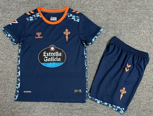 Kids 2024/25 RC Celta de Vigo Away Roya Blue Kids/Youth Soccer Uniform-1040/208