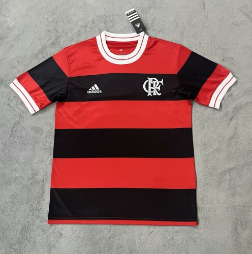 2018 Retro Commemorative Version CR Flamengo Red & Black Thailand Soccer Jersey AAA-510